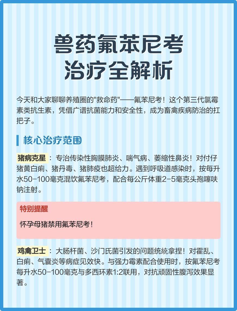 如何判斷動物是否適合使用氟苯尼考，判斷動物是否適合使用氟苯尼考