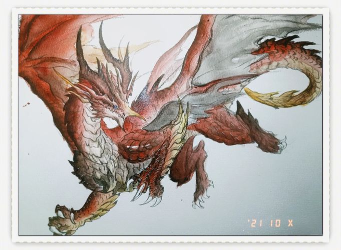 西方神話中的紅龍形象，西方神話中的紅龍與白龍對決的完整傳說脈絡