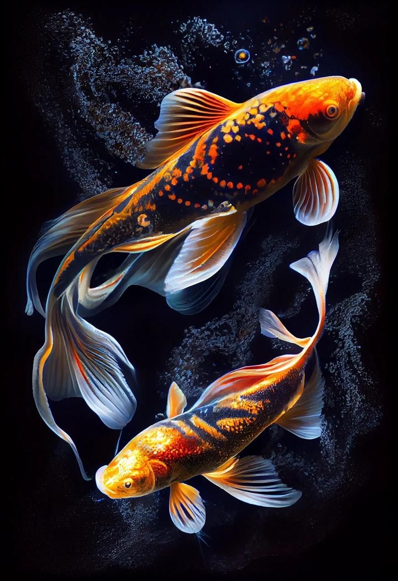 給我一些招財魚的圖片示例，招財魚圖片示例