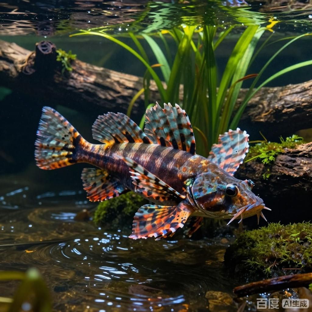 詳細介紹一下雷龍魚，雷龍魚是一種體型龐大、色彩斑斕的淡水觀賞魚類以其獨特的行為而聞名