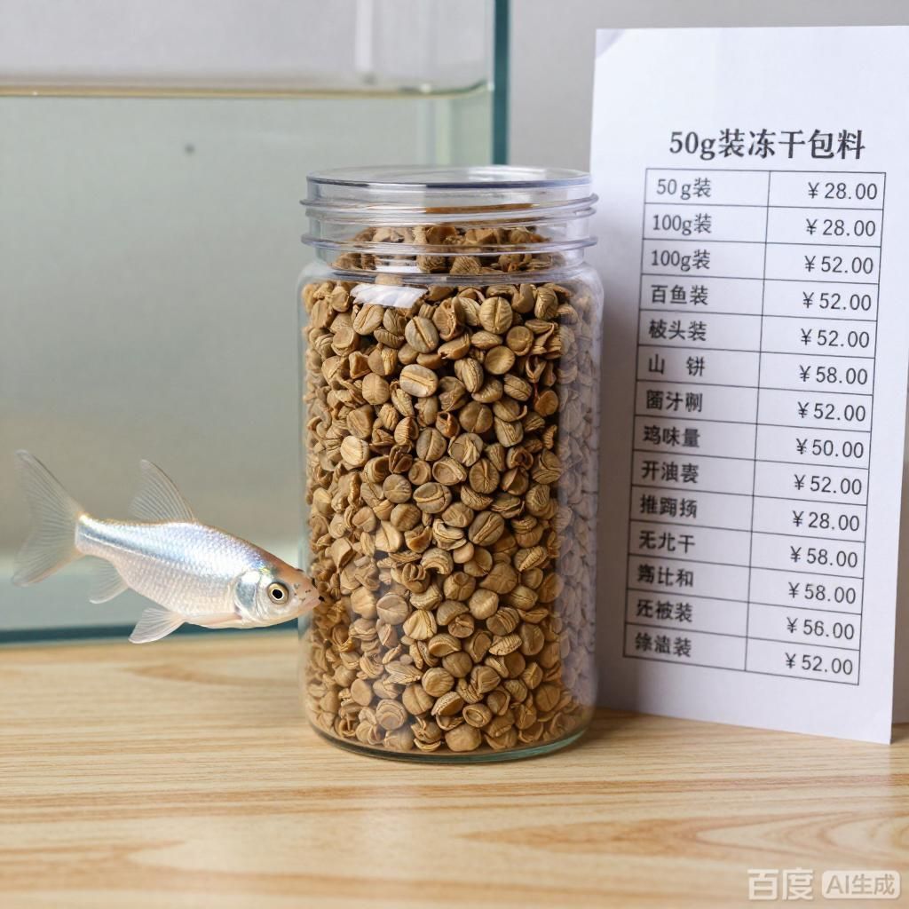 龍魚凍干飼料的價格范圍，龍魚凍干飼料價格