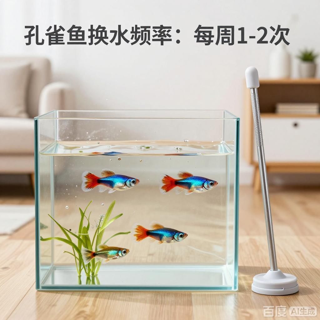 孔雀魚多久換一次水，孔雀魚多久換一次水，孔雀魚多久喂一次比較合適
