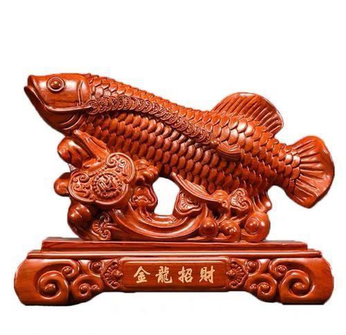 給我推薦一些高清的木雕金龍魚圖片，木雕金龍魚圖片欣賞