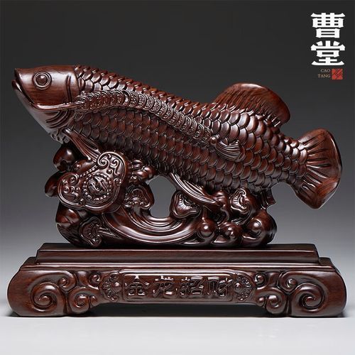 給我推薦一些高清的木雕金龍魚圖片，木雕金龍魚圖片欣賞