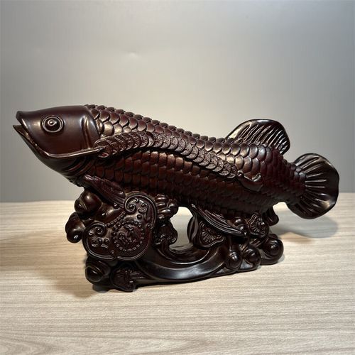 給我推薦一些高清的木雕金龍魚圖片，木雕金龍魚圖片欣賞