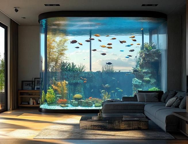 能否提供更多品牌魚缸的風水效果圖，品牌魚缸風水效果圖品牌魚缸風水布局實景圖集