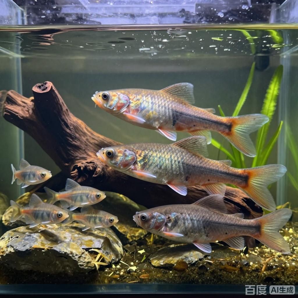 龍鰍魚的壽命有多長，龍鰍魚的壽命有多長四張圖均圍繞龍鰍魚展開以寫實風格呈現不同生長階段的生長狀態