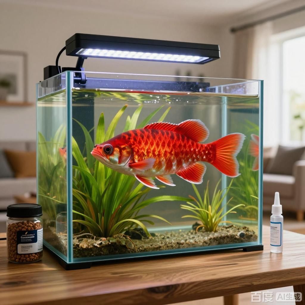 能詳細講講龍魚的飼養方法嗎，能詳細講講龍魚的飼養方法嗎,四張圖圍繞龍魚飼養場景展開