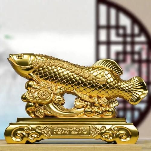 推薦一些現代感的金龍魚雕刻圖片，現代感金龍魚雕刻