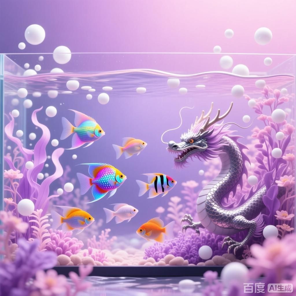 如何選擇適合我的龍魚(yú)缸壁紙，如何選擇適合我的龍魚(yú)缸壁紙,四張龍魚(yú)缸壁紙展示圖