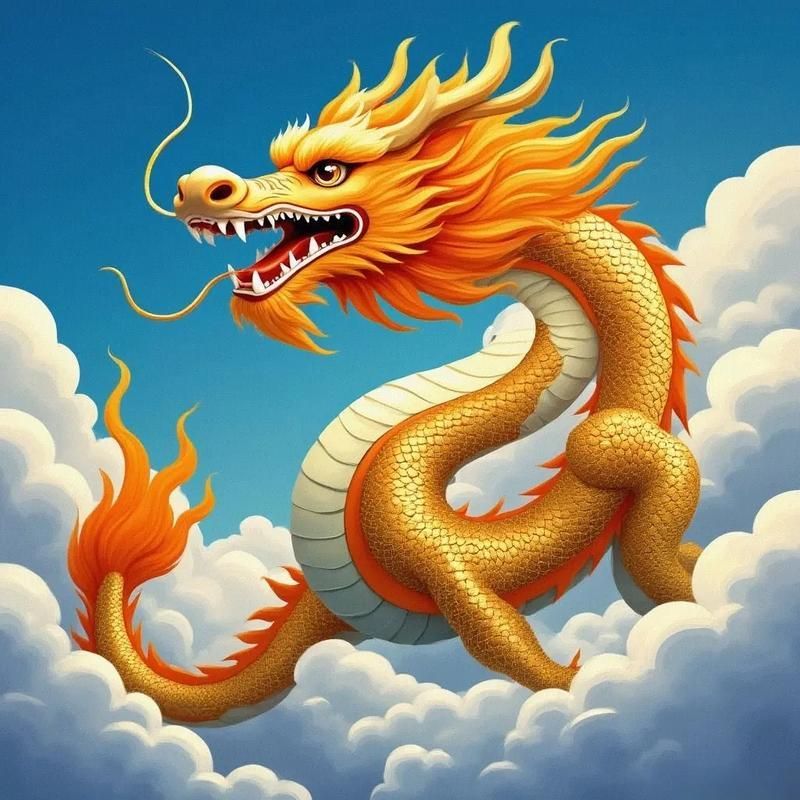 有沒有更多風格的吉祥龍配圖，不同風格吉祥龍配圖
