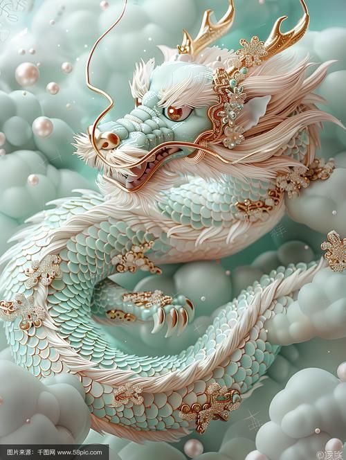有沒有更多風格的吉祥龍配圖，不同風格吉祥龍配圖