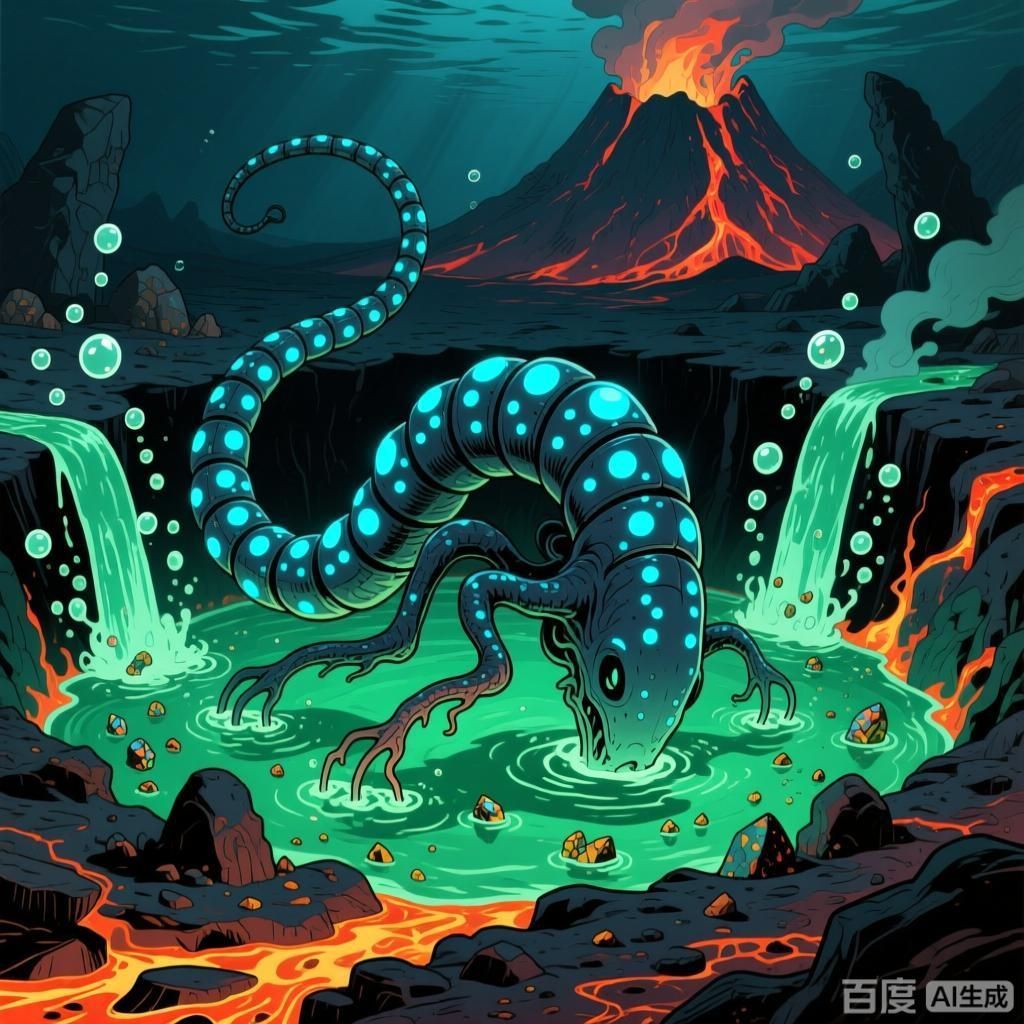 海洋不明生物中哪個(gè)最神秘，海洋不明生物中哪個(gè)最神秘,四張插畫圍繞海洋神秘不明生物展開(kāi)