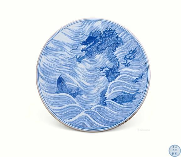 給我一些魚化龍紋飾的瓷器圖片，魚化龍紋飾瓷器圖片