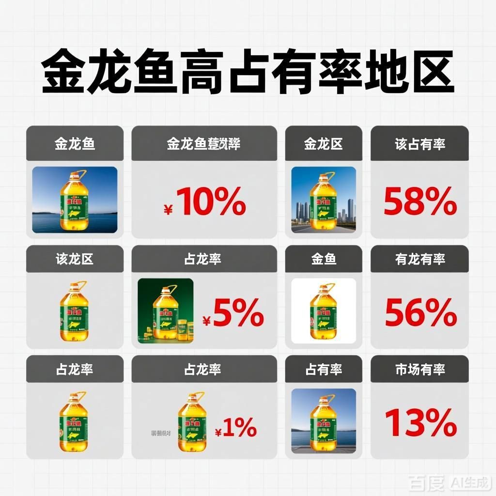 金龍魚在哪些地區(qū)占有率高？，金龍魚在不同地區(qū)的市場(chǎng)占有率高？