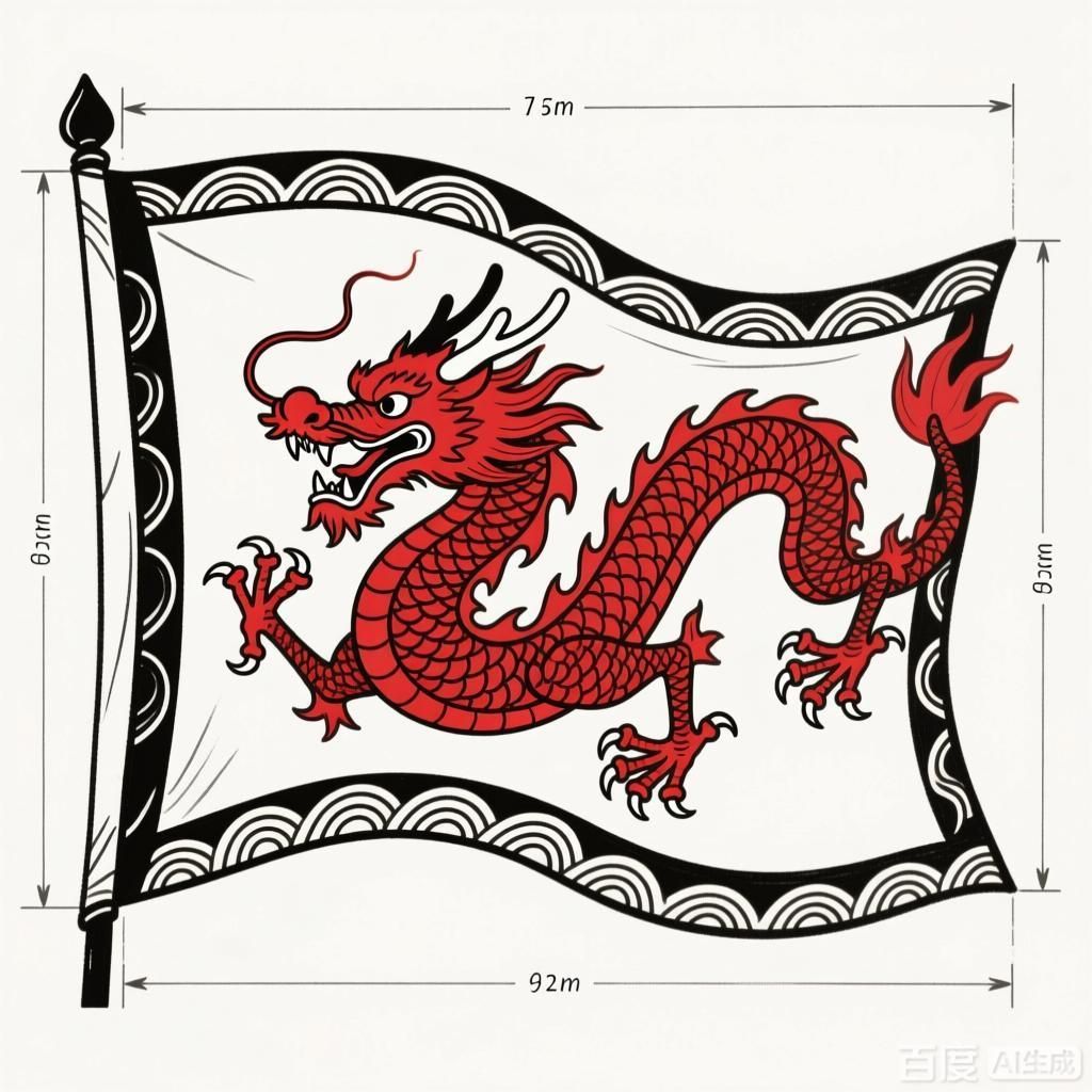 能否提供紅龍旗的設(shè)計(jì)草圖