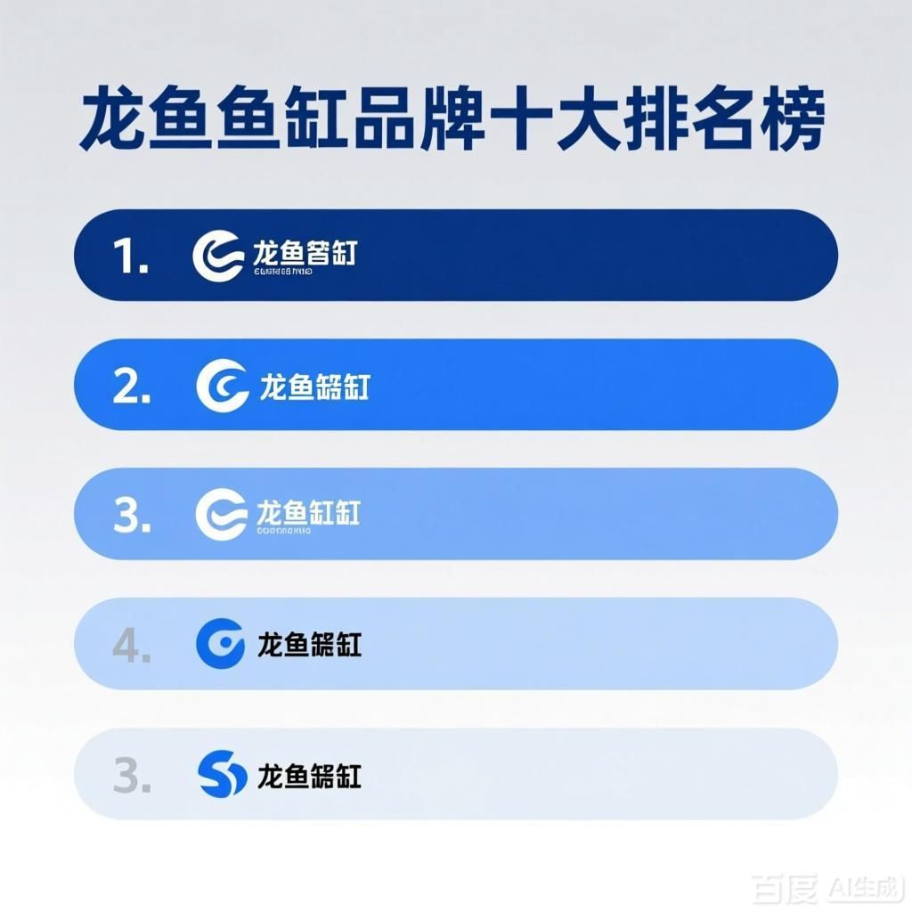 能直接展示龍魚魚缸品牌十大排名榜的圖片嗎？，龍魚魚缸品牌十大品牌十大排名榜單類視覺圖展示
