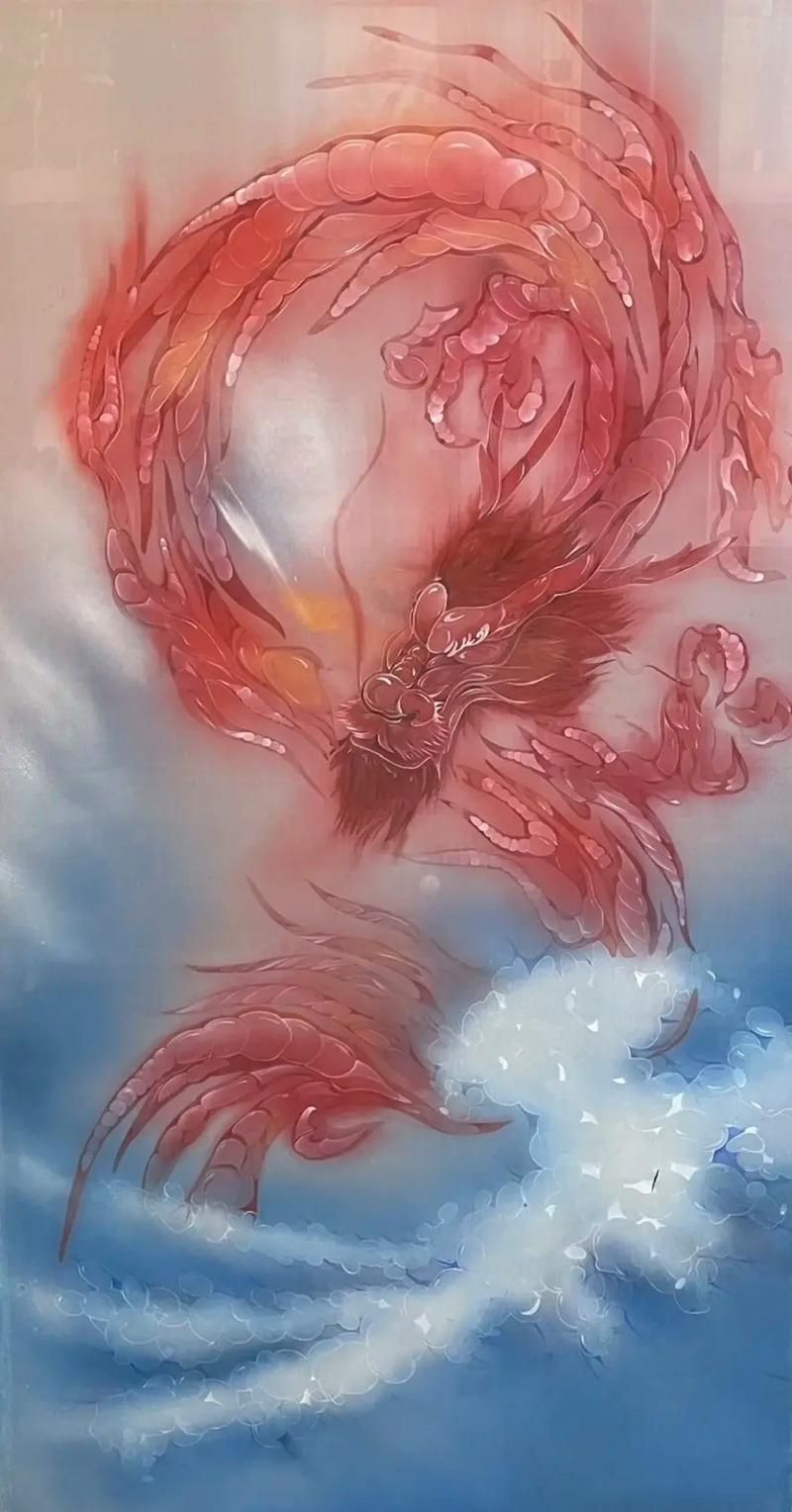 紅龍插畫藝術作品，紅龍插畫藝術作品《紅龍插畫藝術作品深度解析》