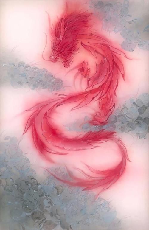 紅龍插畫藝術作品，紅龍插畫藝術作品《紅龍插畫藝術作品深度解析》