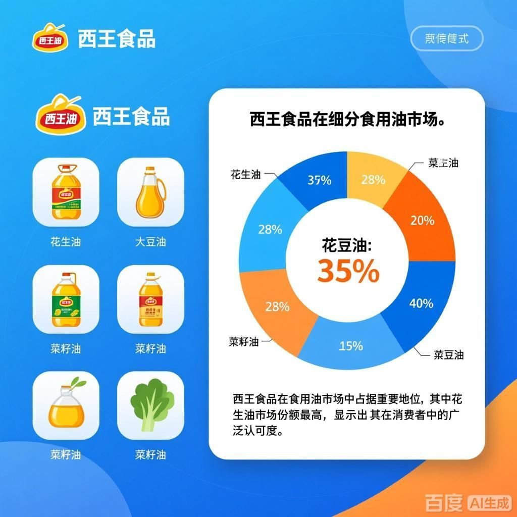 西王食品的市場份額是多少？，西王食品市場份額