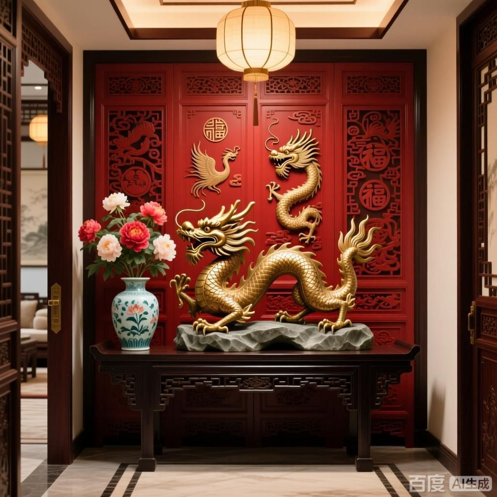 擺放龍的最佳三個位置，擺放龍的最佳三個位置，