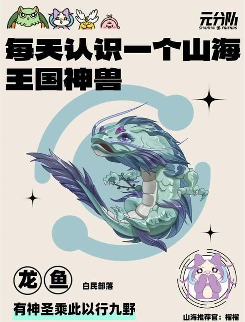 能否提供更多《山海經》龍魚的圖像范例，《山海經》中的龍魚圖像范例對照表