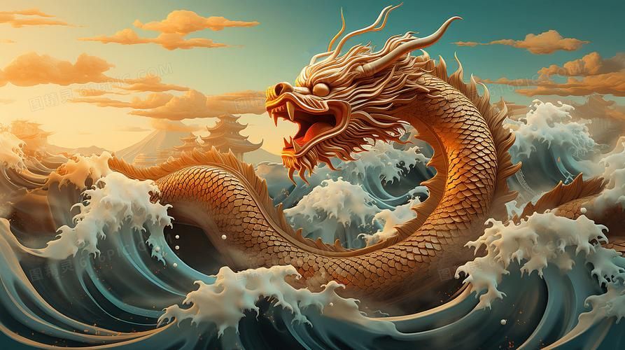 有沒有高清的龍與水圖片，高清的龍與水圖片