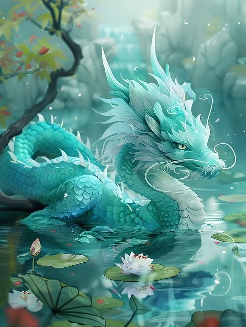 有沒有高清的龍與水圖片，高清的龍與水圖片
