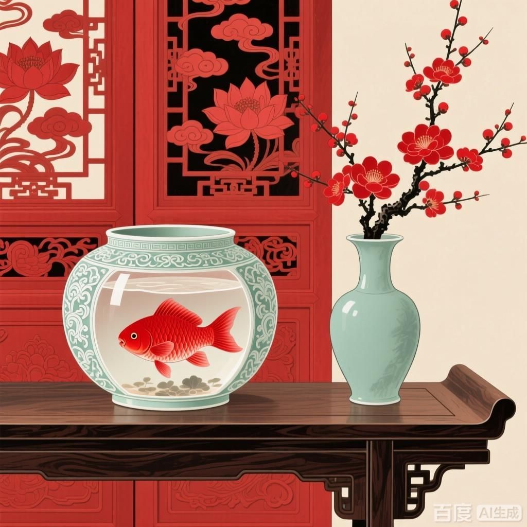 鎮宅最厲害三種魚顏色，鎮宅最厲害三種魚顏色,四張插畫分別呈現三種鎮宅魚