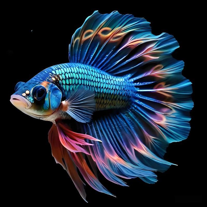 請?zhí)峁└嚓P(guān)于觀賞魚色彩形成的圖片，關(guān)于觀賞魚色彩形成的奧秘