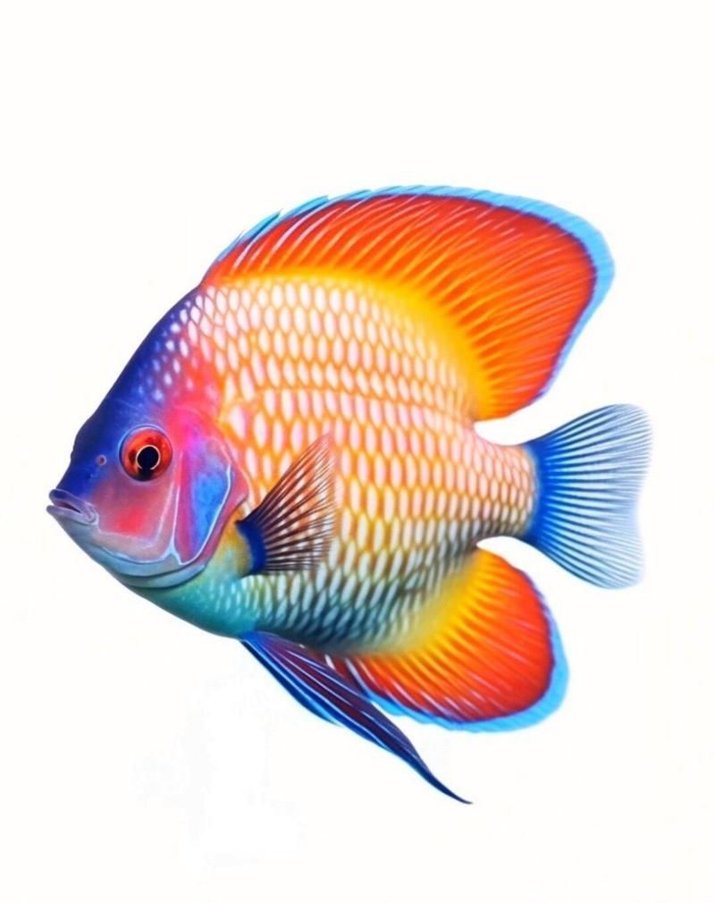 請?zhí)峁└嚓P(guān)于觀賞魚色彩形成的圖片，關(guān)于觀賞魚色彩形成的奧秘