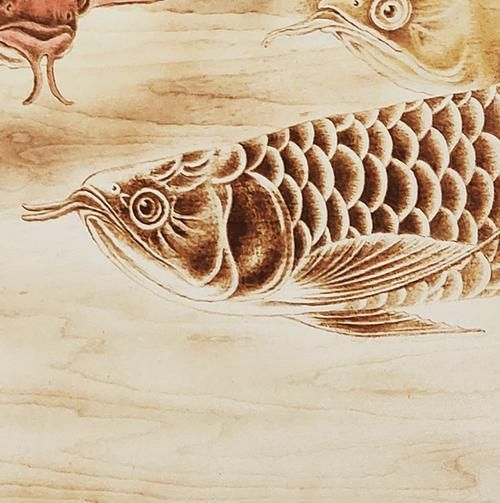 能否提供更多龍魚浮頭藝術作品，龍魚浮頭藝術作品