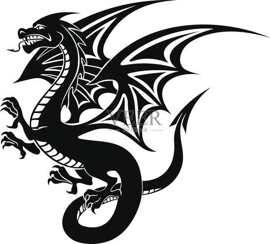 黑色龍?jiān)谏裨捁适轮械男蜗螅谏堅(jiān)谖膶W(xué)中有哪些表現(xiàn)？