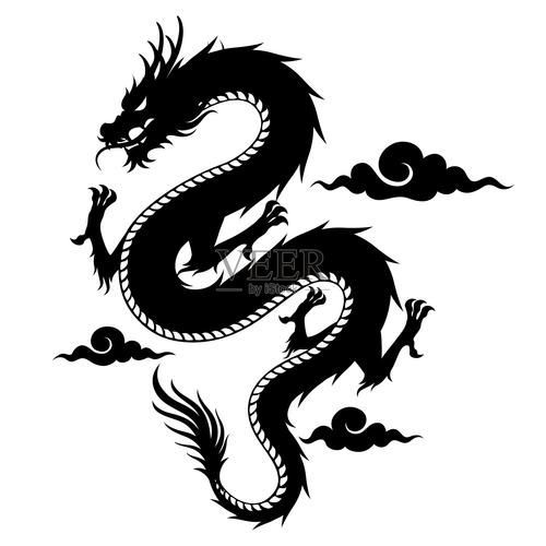 黑色龍?jiān)谏裨捁适轮械男蜗螅谏堅(jiān)谖膶W(xué)中有哪些表現(xiàn)？