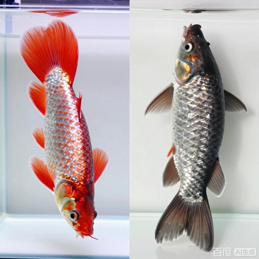 能提供更多真假寧晉龍魚的對比圖嗎，寧晉龍魚的真偽對比圖，真假寧晉龍魚的價格是多少