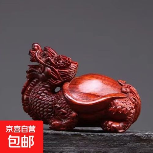 有沒有更多款式的龍龜推薦，京喜自營官方店龍龜手把件檀木雕刻龍龜茶寵小擺件