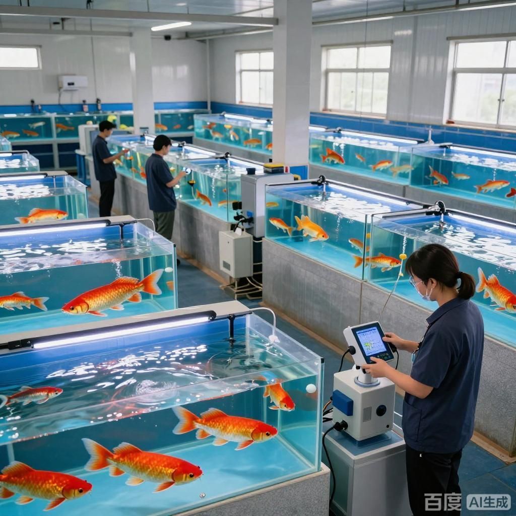 有哪些知名的安國龍魚養殖場，安國龍魚養殖場4張圖均為寫實風格的安國龍魚養殖場