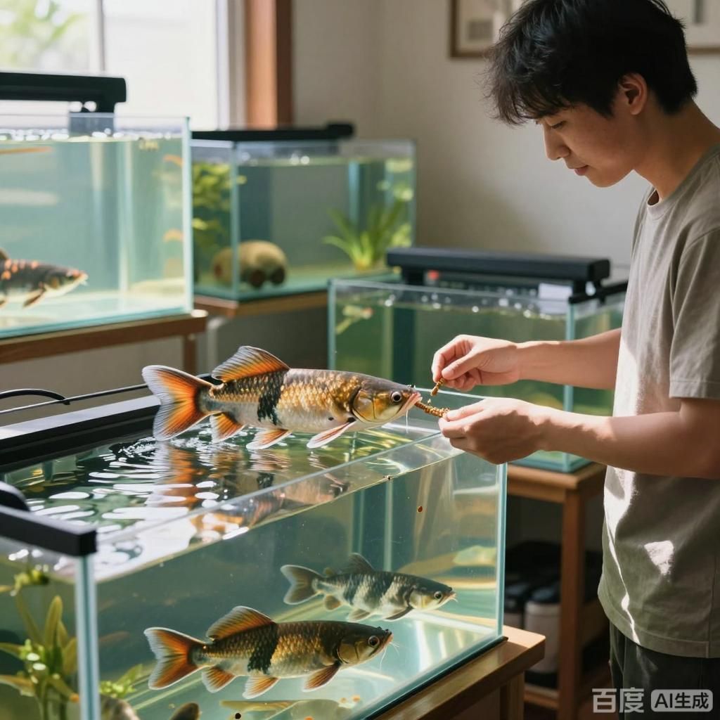 有哪些知名的安國龍魚養殖場，安國龍魚養殖場4張圖均為寫實風格的安國龍魚養殖場