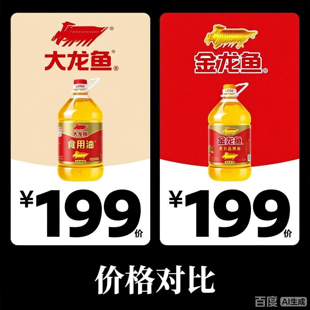 龍大和金龍魚的價格差異大嗎，龍大和金龍魚價格差異大嗎