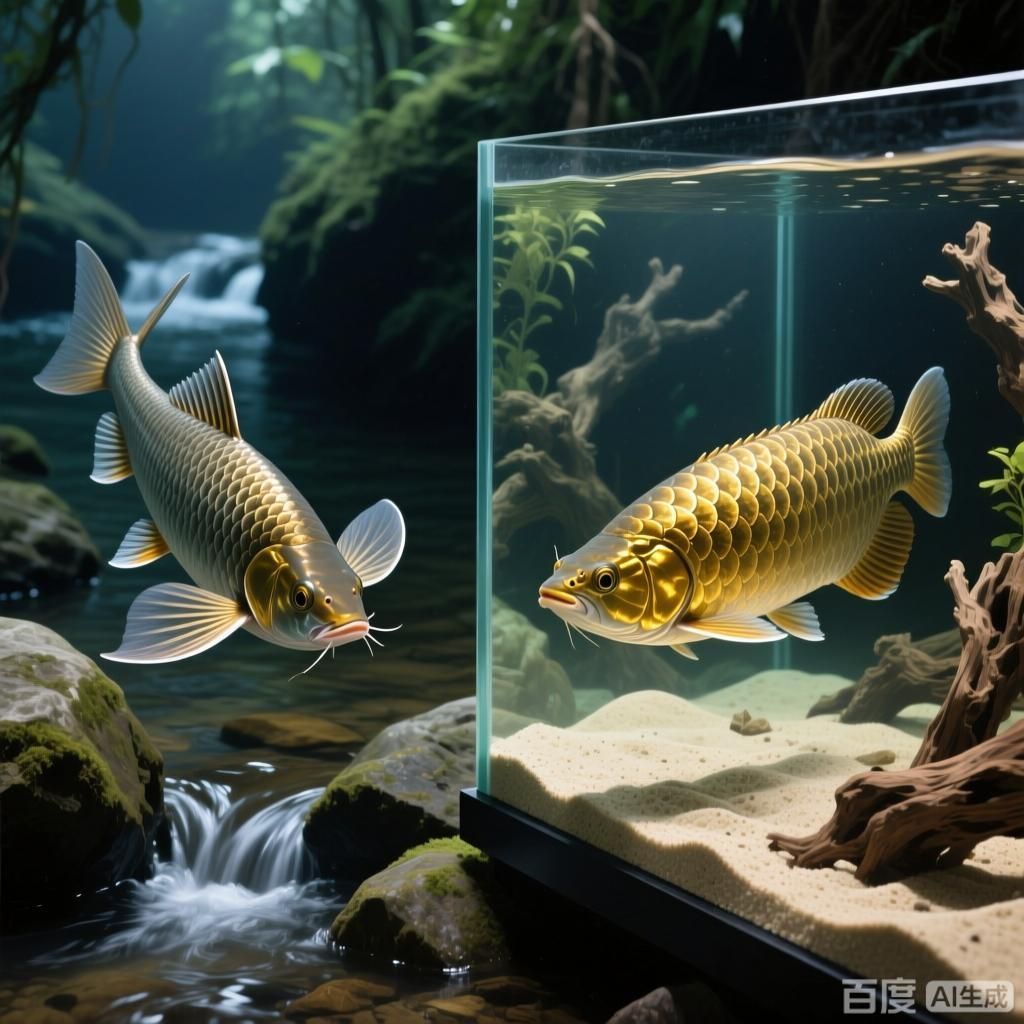 七鰭魚和過背金龍哪個更珍貴，七鰭魚和過背金龍哪個更珍貴4張圖均為觀賞魚科普向插畫