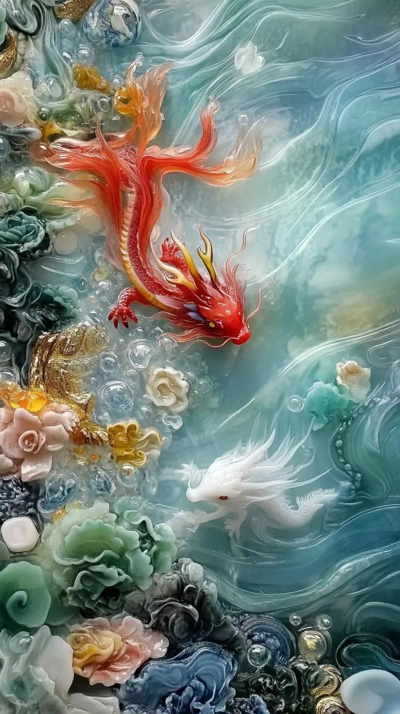 有哪些適合龍魚的高清壁紙，適合龍魚的高清壁紙