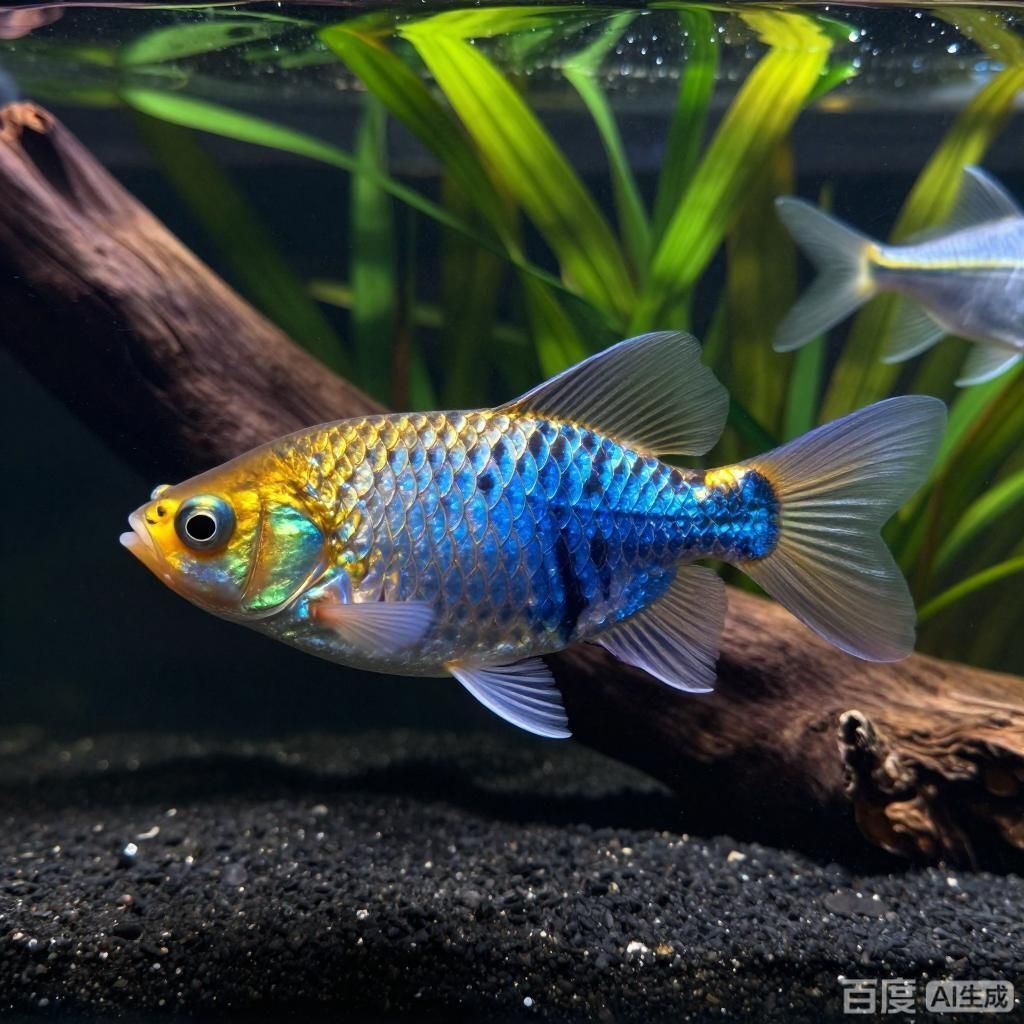金頭藍底過背金龍魚混養案例，金頭藍底過背金龍魚混養案例,如何判斷金龍魚是否健康？
