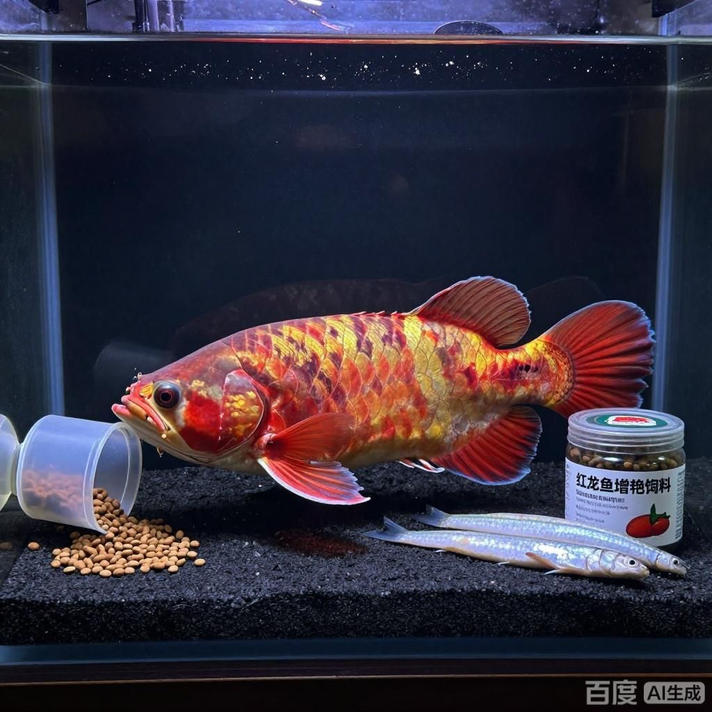 給我推薦一些適合印尼超血紅龍的飼料