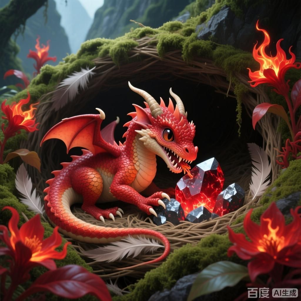 請添加一些關于紅龍的生態學知識，紅龍生態學插畫