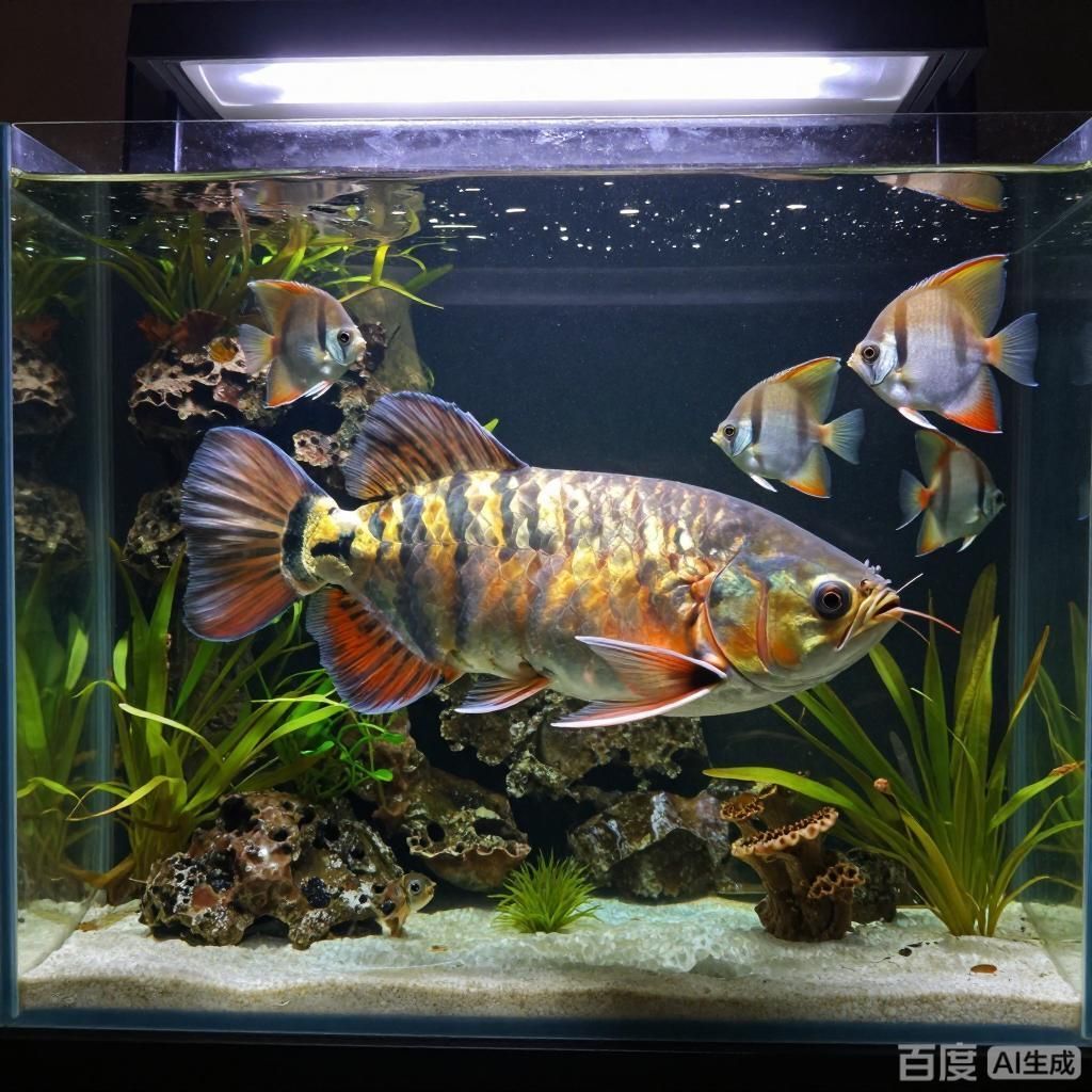招財龍魚混養有哪些成功案例，招財龍魚混養成功案例