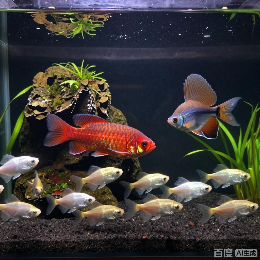 有哪些大型熱帶魚適合與龍魚混養