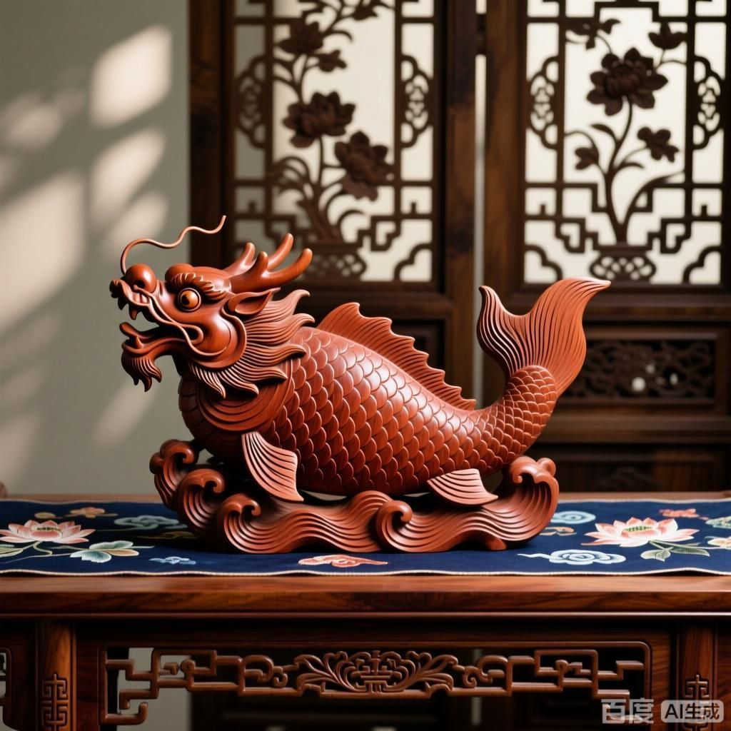 能否提供更多風格的龍頭魚擺件，能否提供更多現代簡約風格的龍頭魚擺件