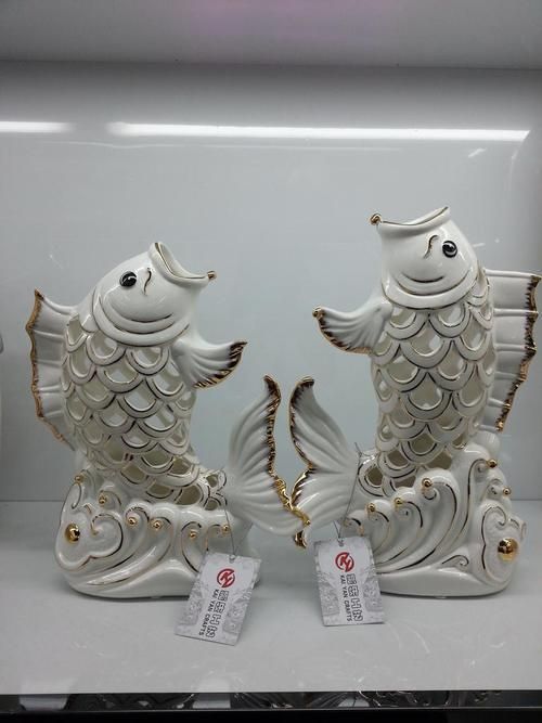 有沒有更多成對魚擺件的款式，家居裝飾成對魚擺件