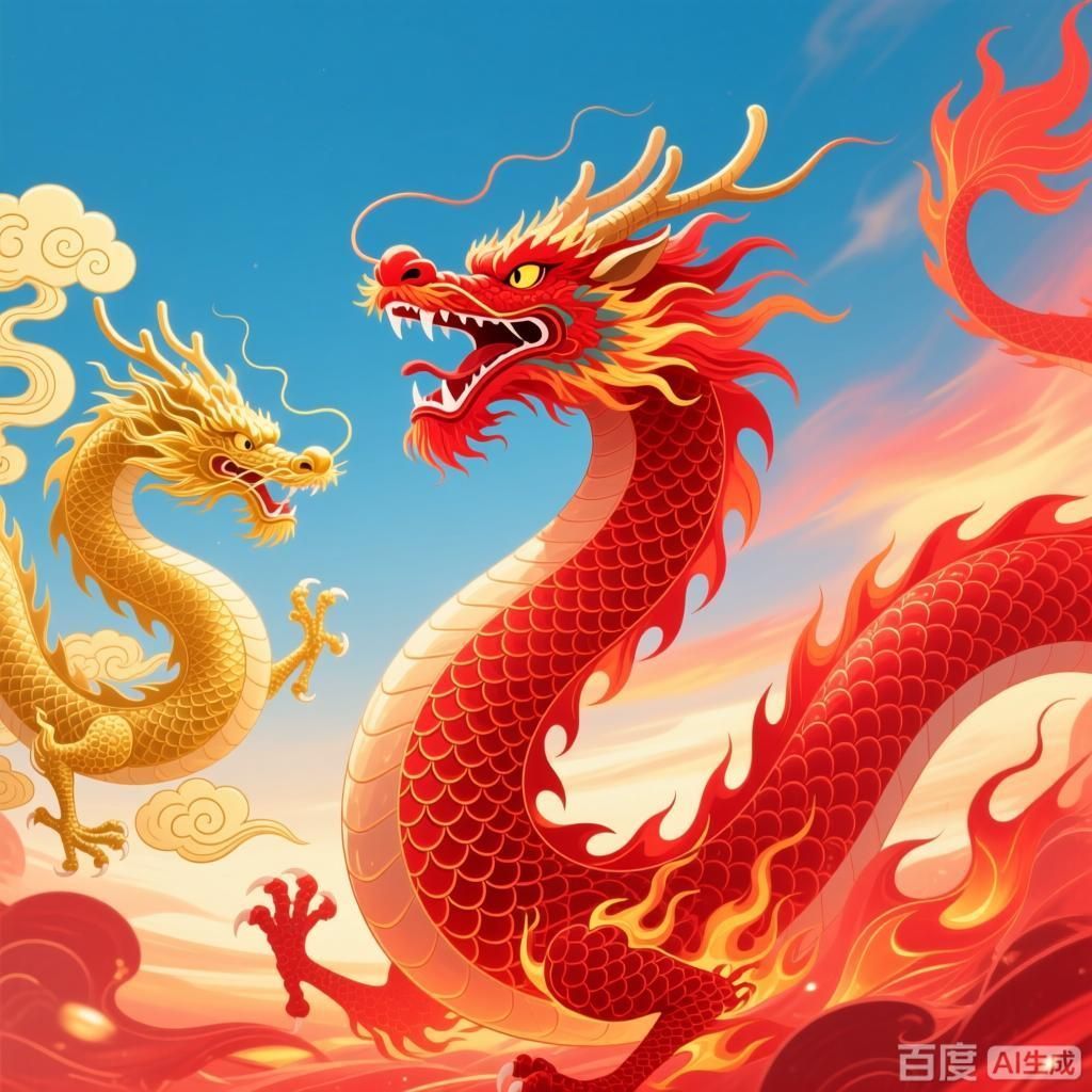 紅龍與金龍的文化象征
