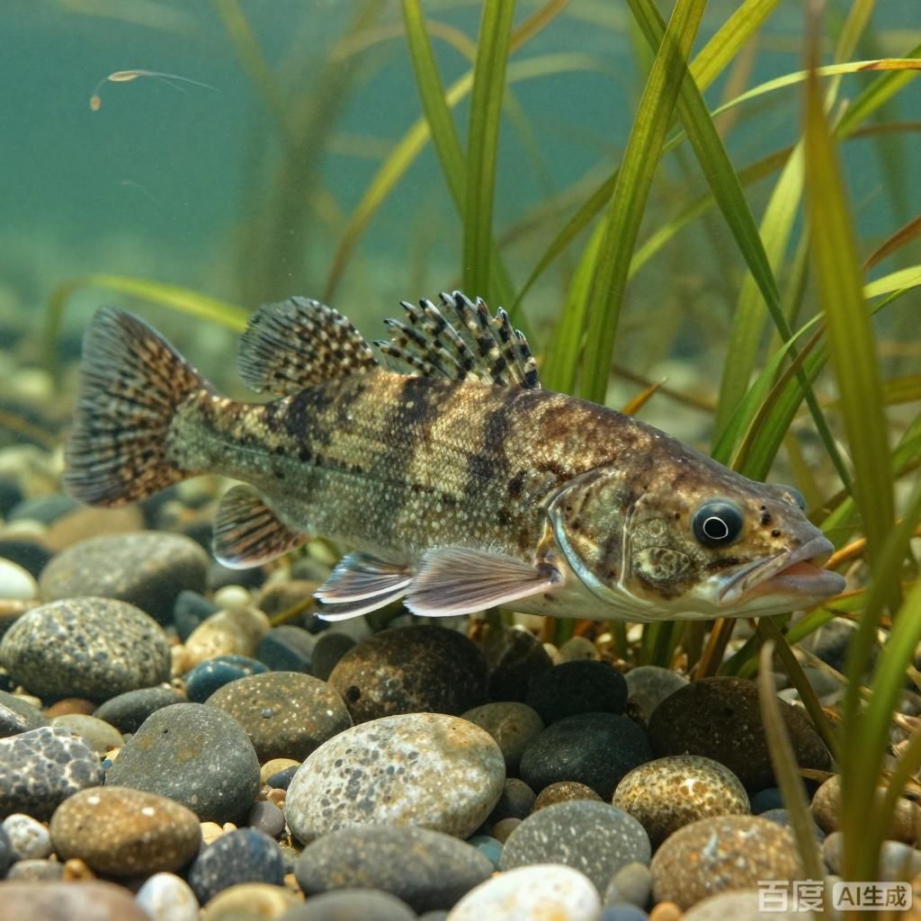 鱖魚的生活習(xí)性，四張鱖魚主題插畫，展現(xiàn)鱖魚的生活習(xí)性，兼具科普性與觀賞性